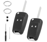 2 Piezas Carcasa Llave 2 Botones, para Opel Astra J, para Opel Adam, para Opel Meriva B, para Opel Astra H, Llave para Opel Astra, para Chevrolet Captiva