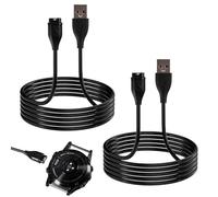 2 Piezas Cargador para Garmin Fenix 7 7S 7X 6 6S 6X Pro 5 5S 5X Plus, Forerunner 255 955 945 745 45 45S 245, Venu 2 2S Plus, Vivoactive 3 4 4S, Instinct, Approach S10 S40 S60 X10, Cable Cargador