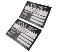 2 Piezas Cartel de Prisión para Cosplay y Foto, Tablero Negro