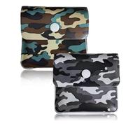 2 Piezas Ceniceros de Bolsillo, Bolsa de Cenicero Reutilizable Ignífuga Cenicero Inodoro Bolsa Portátil, para Cenizas de Cigarrillos para Fumadores Viajes al Aire Libre Hogar