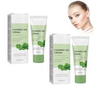 2 Piezas Centella Calming Gel Cream, Crema Humectante Calmante y Duradera Con Centella Asiática y Niacinamida, Day&Night Cream, Reafirma la Piel, Reduce las Arrugas y Corrige las Rojeces Faciales