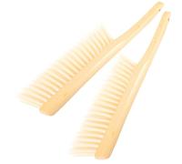 2 Piezas Cepillo de Limpieza de Cerdas Suaves Mango de Madera