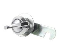 2 Piezas Cerradura de Leva sin Llave para Buzón y Cajón, Plata | Aleación de Zinc, para 5/8 Pulgadas, Instalación Rápida, Resistencia al Envejecimiento, Acabado Pulido
