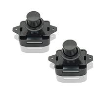 2 Piezas Cerradura de Pestillo con BotóN Pulsador, BotóN Pulsador Gabinete, Push Lock, para Rv, Barco, Yate, Autocaravana, Armario, Puerta, Armario