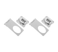 2 Piezas Cerradura de Seguridad para Cajón Código de 3 Dígitos ABS | Montaje sin Herramientas, Diseño Minimalista y Blanco, para Muebles y Organización en Hogar o Garaje