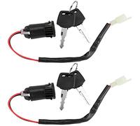 2 Piezas Cerradura Del Interruptor De Encendido Y Juego De Llaves Triciclo De Arranque Scooter Eléctrico Reemplazo