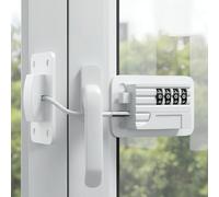 2 Piezas Cerradura para Frigorífico con Código sin Taladrar, Cerradura de Gabinete con Cintas Adhesivas y Tornillos para Nevera Armario Cajón Ventana