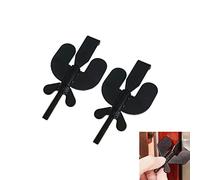 2 Piezas Cerradura Puerta Interior, Cerrojo Pestillo Puerta Agujeros Portátil Cerradura Viaje Acero inoxidable Cerradura Puerta Bolsillo Más Seguro Privacidad Bolsa para Puertas Abren Hacia Dentro