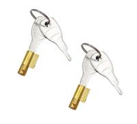 2 Piezas Cerraduras de Remolque con 4 Llaves Candado de Remolques Cerradura de Enchufe para Remolque Compatible con Remolques para Maypole Earth Daxara Acero Prensado 50mm