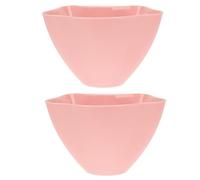 2 Piezas Cesta de Basura Colgante de PP Rosa para Carrito de Salón | Caja de Almacenamiento Colgante para Suministros de Belleza, Diseño Ahorra Espacio, Uso en Salón