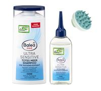 2 piezas; Champú Mar Muerto Ultra Sensitive, 250 ml + Tónico para el Cuero Cabelludo Ultra Sensitive Mar Muerto, 100 ml + Cepillo para el Cuero Cabelludo