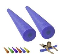 2 Piezas Churro Piscina, Churro Natación, Fideos para El Agua, Fideo Espuma para Nadar, Flotadores para Piscina, Tubos De Espuma con Agujero, Pool Noodles para Niños, Adultos(B)