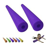 2 Piezas Churro Piscina, Churro Natación, Fideos para El Agua, Fideo Espuma para Nadar, Flotadores para Piscina, Tubos De Espuma con Agujero, Pool Noodles para Niños, Adultos(D)