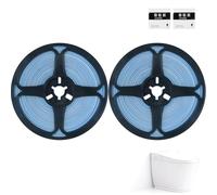 2 piezas Cinta de Sellado Autoadhesiva Blanca 6 m x 7 mm para Baño, Ducha, Inodoro, Cinta de Calafateo Decorativa para Cocina, Fregadero y Esquinas del Baño, Práctica y Durable