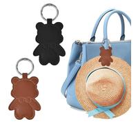 2 Piezas Clip Magnético para Sombrero de Viaje, Cuero PU Soporte Magnético para Sombreros, Soporte Magnético para Sombreros, Clip Portátil Multifuncional para Sombreros, Clip de Sombrero para Bolsos