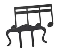 2 Piezas Clips de Partitura Metálicos de Sujetadores de Páginas para Libros de Soporte Ligero y Práctico para Músicos