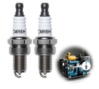 2 Piezas CMR6H Bujías para NGK, Bujías para Motosierra, 3365 CMR6H Bujia Desbrozadora Compatible con Stihl/Bosch/Honda/Autolite/Brisk/Husqvarna/Briggs/Champion RZ7C RZ7CT10 965