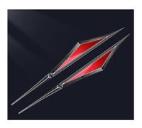 2 Piezas Coche Emblema Adhesivo para Toyota C-HR I 2016-2023 / bZ4X 2022-2024, 3D Insignia Logotipo Pegatina Resistente Lateral Carrocería Tuning Accesorios,D/Black~Red