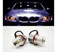 2 Piezas Coche LED Ángel Ojos 40W Marcador Bombilla para BMW E39 E53 E60 E61 E63 E64 E65 E66 525i 530ixi 545i M5-Yellow