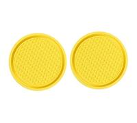 2 Piezas Coche Posavasos, para Skoda Yeti 2012-2026 Auto Cup Posavasos, Posavasos Decorativos para empotrar, Accesorios Interiores para Coche,A/Yellow