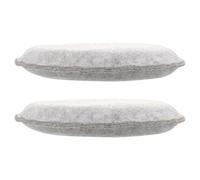 2 Piezas Cojín de Fieltro, Ligero y Multifunción | Alivio de Presión en Cadera y Coxis, Equilibrio de Ángulo de Rodilla, para Escritorio y Viaje
