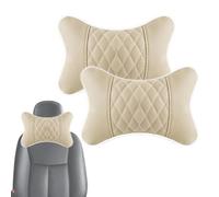 2 Piezas Cojín para el Cuello del automóvil, para BMW X1 F48 2016-2024 Almohada Reposacabezas Coche Alivio del Cuello Cojín Cervical,A