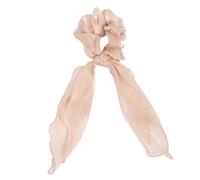 2 Piezas Coleteros Satén para Mujer de Lazos Elásticos Color Champán Accesorios de Días y Ocasiones Especiales