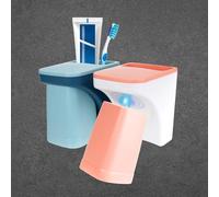 2 Piezas Colgador Cepillo Dientes Eléctrico, Porta Cepillo de Dientes Eléctrico de Pared con Tazas Magnéticas, Soporte Cepillo Electrico Autoadhesivo Porta Cepillo de Dientes no se Requiere Taladrar