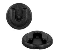 2 Piezas Colgador de Micrófono de Radio CB, Redondo Car Radio Mic Mount con Parte Posterior Adhesiva Soporte de Soporte de Suspensión de Micrófono de Radio CB Compatible con Alinco Anytone