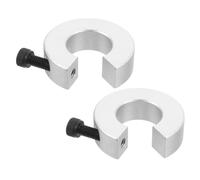 2 piezas Collarín de Tope SBR20 de Aleación de Aluminio con tornillo | Diseño Abierto de 20mm, 40mm Od y 12mm, Montaje Rápido para CNC y Plataformas 3D