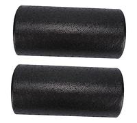 2 Piezas columna de yoga densidad pequeño rodillo de espuma suave músculo rodillo de gimnasio accesorios de yoga rodillo de masaje muscular Cilindro de de yoga epp Negro