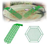2 Piezas Comedero para pájaros, comedero, escalera de agua, bebedero para piscinas y estanques, bandeja para pájaros, mariposas y abejas