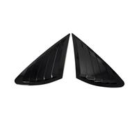 2 Piezas compatibles con Ford Focus MK2 Hatchback 2005-2011: Cubierta de persiana Ventana Trasera ABS, moldura ventilación Lateral del Parabrisas(Gloss Black)
