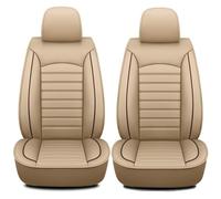2 Piezas Completo De Fundas De Asiento para Merced Benz B-Class W246 (2011-2018), Fundas Asientos Coche Cuero Antideslizante Cubreasientos Interior Accesorios,E/Beige