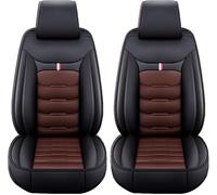 2 Piezas Completo De Fundas De Asiento para Mini Cooper R56 2006 2007 2008 2009-2014, Funda Asientos Coche Delantero Impermeables Protector Interior Accesorios,E/Black and Brown