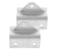 2 Piezas Conector de Pie de Escalera de Aluminio Plata, Retráctil | Conectores para Patas y Brackets de Unión, Instalación sin Herramientas, Reparación y Estabilización de Escaleras