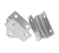 2 Piezas Conector de Pies de Escalera Móvil de Aleación | Aluminio Plata, Piezas Retráctiles Soportes, Instalación sin Herramientas, para Reparación y Mantenimiento