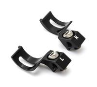 2 Piezas Conector Duradero para Manetas de Freno | Aleación de Aluminio Anodizada, Bordes Suaves y Líneas Limpias, Compatible con Modelo M9000, X01 y Negro