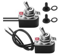 2 Piezas Conmutador de Palanca Interruptor de Metal 3A 250V 6A 125V
