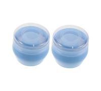 2 Piezas Contenedor de Polvo con Borla para Ñiño, Caja Recargable