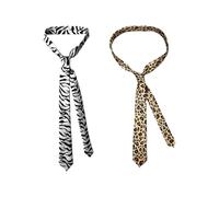 2 Piezas Corbata Estampada De Animales, Corbata De Personalidad Retro, Accesorios Para La Ropa De Fiesta, Accesorios De Camisa, Accesorios De Moda.