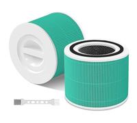 2 piezas Core 300 filtro para Levoit Core 300 Core 300s Core 300-RF 3 en 1 H13 HEPA carbón activado, limpia hasta el 99,98% de la contaminación del aire de escape de humo para alérgicos y fumador