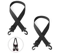 2 Piezas Correa para Botas de Esquí con Fibbia a 360 Gradi, Ajustable Correa Transporte Esquí Soporte Esquís para Accesorios Esquí para Adultos Adolescentes Actividades al Aire Libre en Invierno