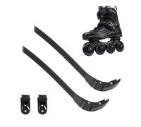 2 Piezas Correaparapatines,Conhebilladeclip,Correauniversalparapatines,Hebillaparapatines en línea,Correas de fijación para Patines,Correa para Zapatillas depatines,Hebilla de Repuesto parapatines