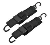 2 Piezas Correas de Sujeción con Hebilla y Ganchos, Cinta de Amarre con Trinquete, Cinchas de Sujeción de Carga, Correas de Sujección, 700 kg al Rompimiento, Longitud Ajustable