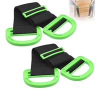 2 Piezas Correas Transporte Mudanza Ajustables, Correa Cajas Elevación Movimiento Muebles, Eslingas Cinta Mover Pesadas Multifuncional para Transportar Mueble, Colchones, Refrigeradores, Armarios