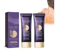 2 Piezas Corrector de tatuajes y Crema Reparadora, Corrector De Tatuajes Resistente Al Agua, Body Coverage Perfector, La Marca de Nacimiento Cicatricial es Invisible, Adecuado para Todo Tipo de Piel