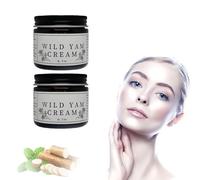 2 Piezas Crema de ñame Salvaje, Crema de ñame Silvestre para El Equilibrio Hormonal, Crema Equilibrante de ñame Silvestre Orgánica, para El Alivio de La Menopausia
