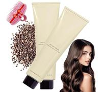 2 piezas Crema De Secado Al Aire Completa Para Cabello Rizado,No Se Requiere CalefaccióN,Control Del Frizz Y Textura Natural,Para Todo Tipo De Cabello