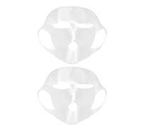 2 Piezas Cubierta de Mascarilla de Belleza de Silicona con Gancho | Reutilizable, Cómoda de Llevar, Fijación para Mascarilla Facial, Adecuado para Obsequio a Madre o Novia